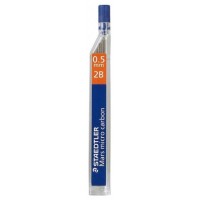 MINAS MICRO CARBON 250, 0,5MM, GRAD. 2B STAEDTLER 250 05-2B (MIN12) (Espera 4 dias) en Huesoi